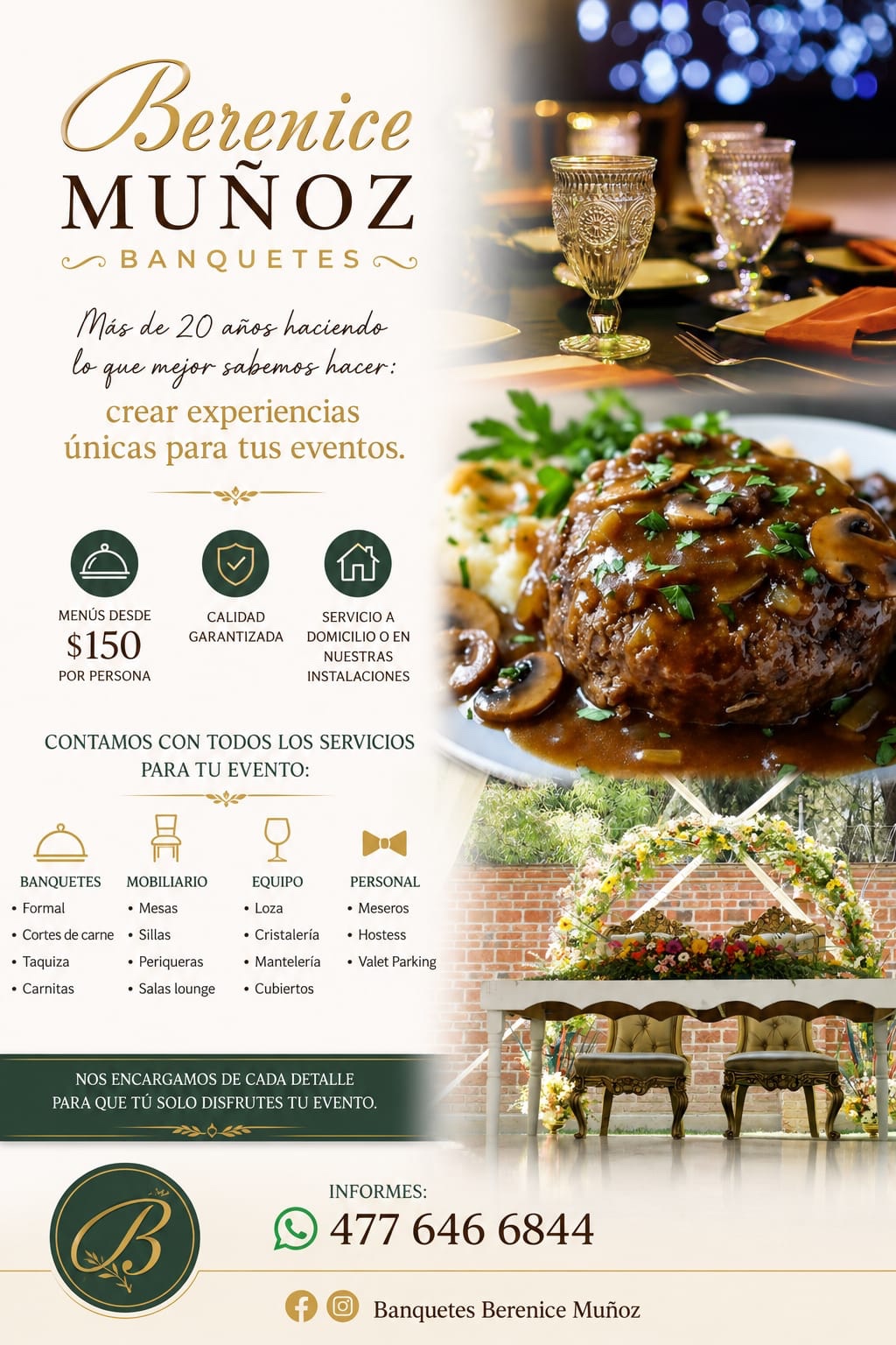 Promocional banquetes