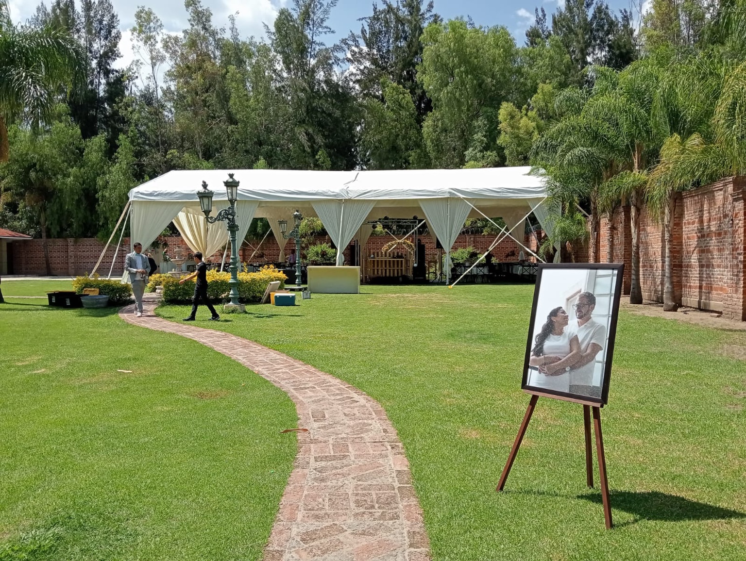 Jardín para evento social